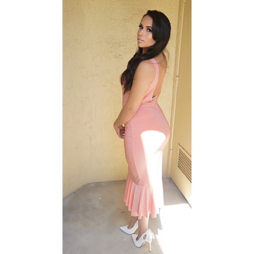 PLT Fit and flare midi dress